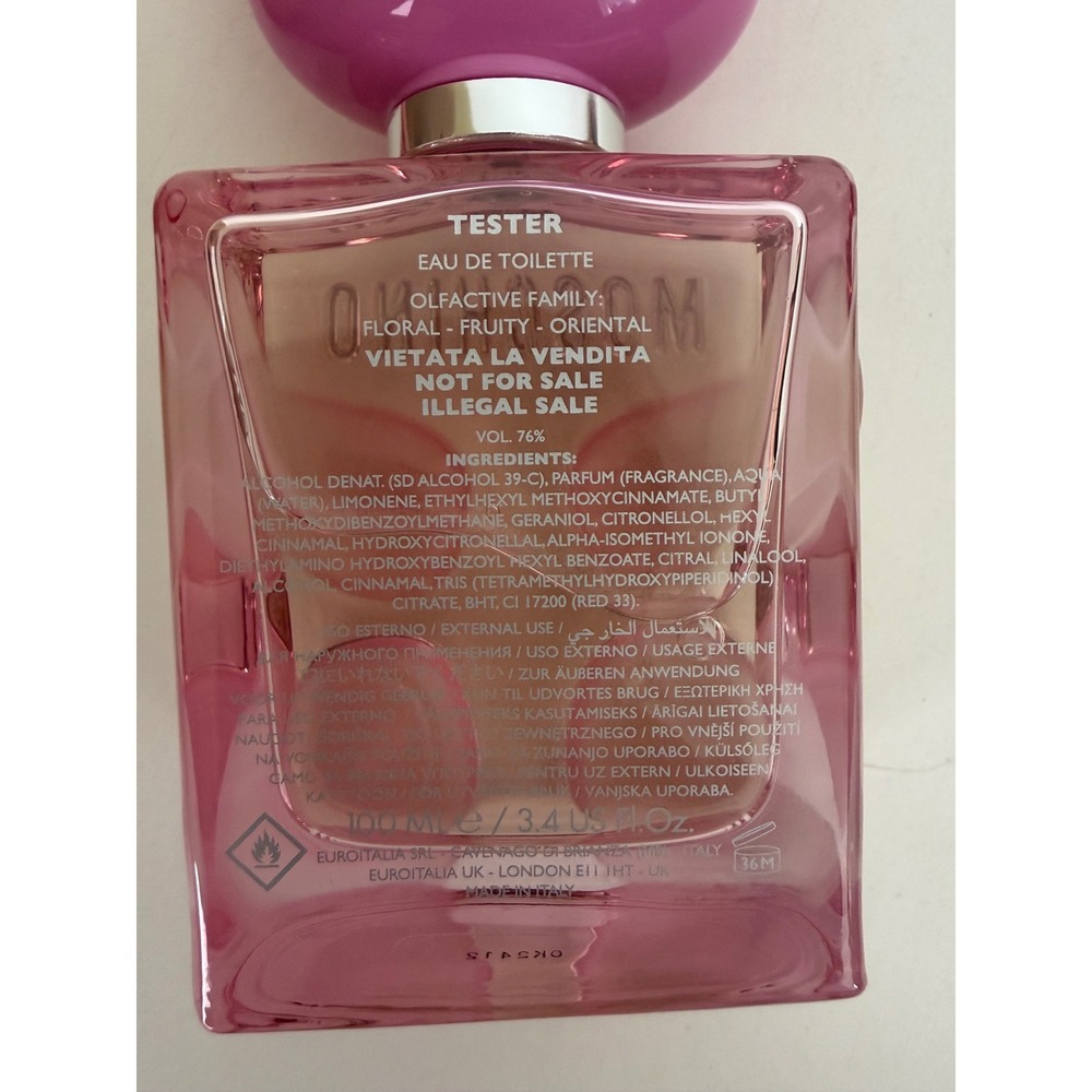 Moschino Toy 2 Bubble Gum EDT Women's Floral Fruity Sweet Pink Tester 3.4 oz New - Picture 4 of 6